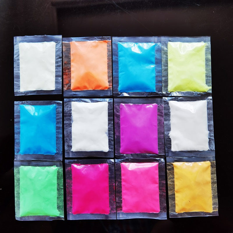 Factory wholesale luminous powder phosphor DIY fishing tackle luminous powder nail injection powder 10 grams