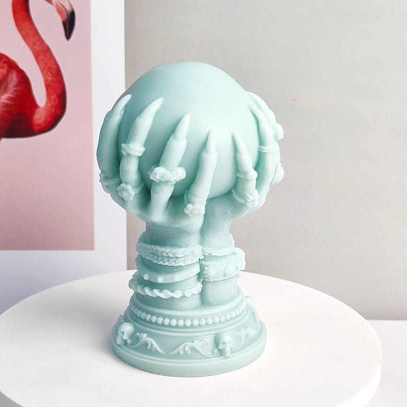 Candle Soap Chocolate Mould Mold ,Rose Ghost Claw Magic Hand Monster Silicone Mold Diy Skeleton Helloween Molds Silikonform