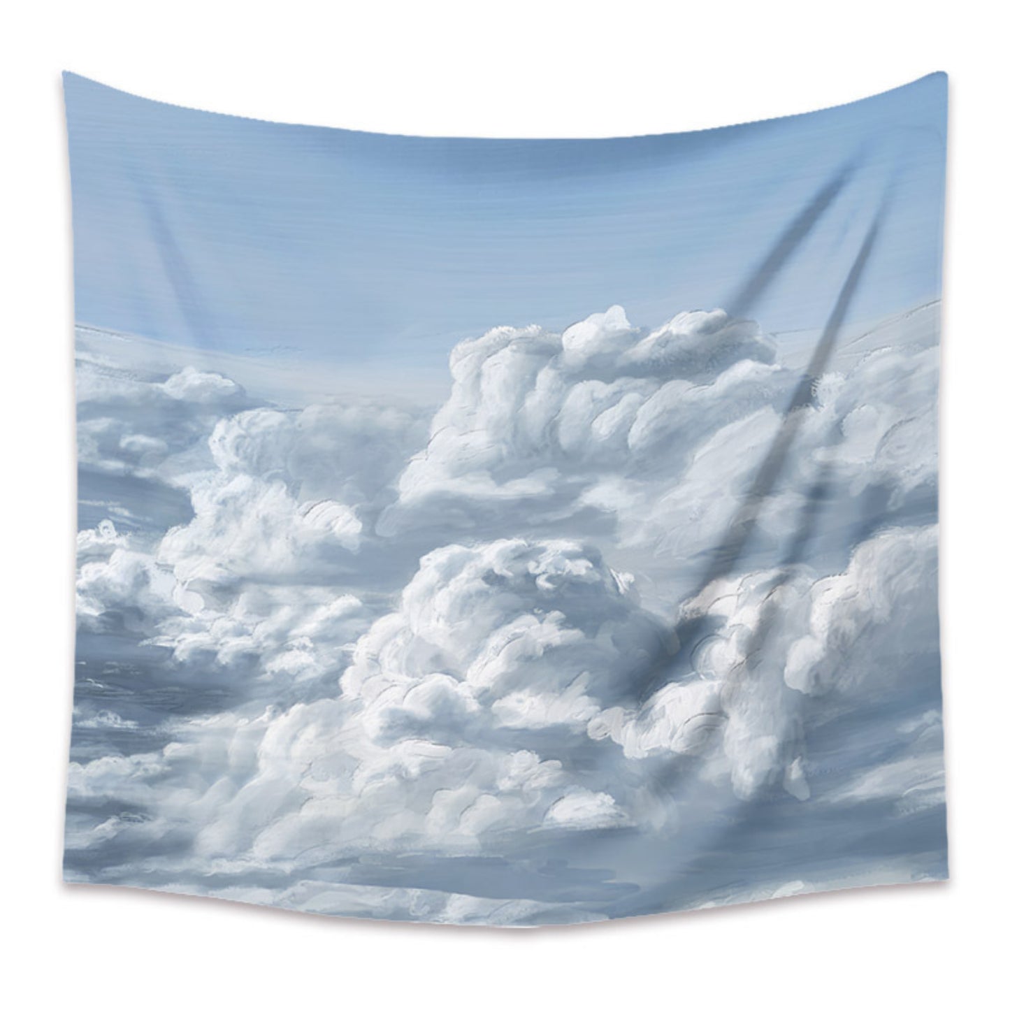 Sky Tapestry, Sun Blue Sky White Clouds Wall Hanging, serene wall art, Natural Nature Landscape Home Decor for Bedroom Living Room Dorm