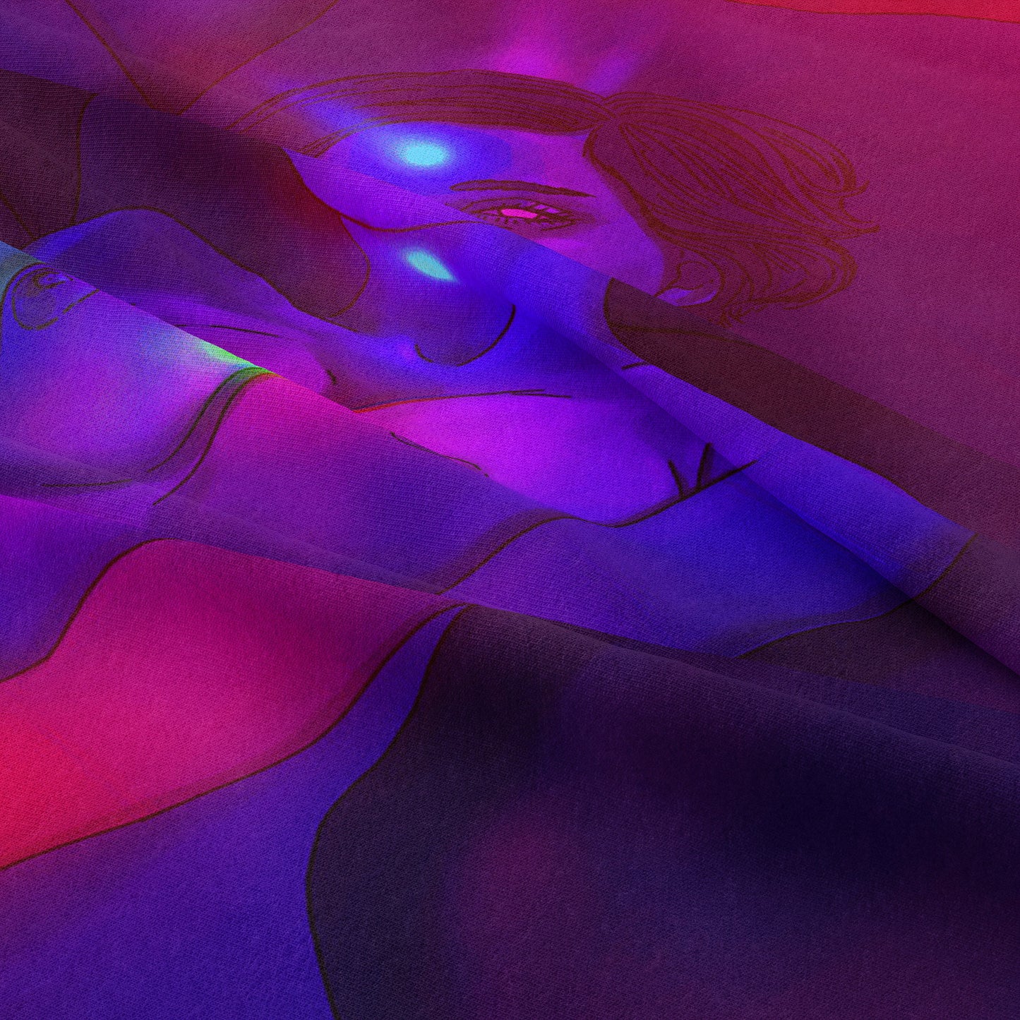 Naked Women Tapestry, Pagan Horror Wall Hanging , Scary Tapestry, Third Eye Wall Tapestry , Psychedelic Mandala, for Room Décor, Dorm