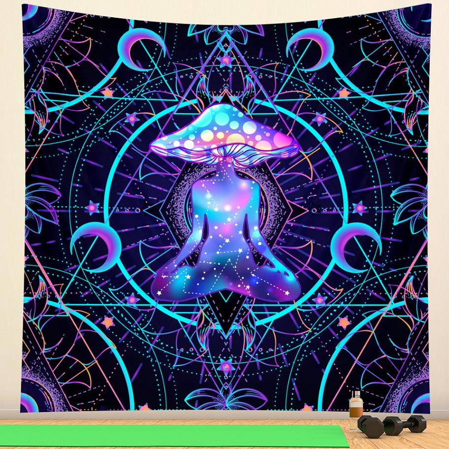 Colorful Psychedelic Tapestry, Meditation Wall Hanging, Trippy Wall Tapestry, Hippy Tapestries  ,Room Wall Hanging , Bedroom Decor , Hippie