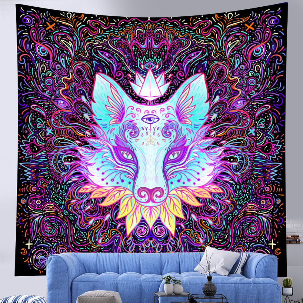 Colorful Psychedelic Tapestry, Meditation Wall Hanging, Trippy Wall Tapestry, Hippy Tapestries  ,Room Wall Hanging , Bedroom Decor , Hippie