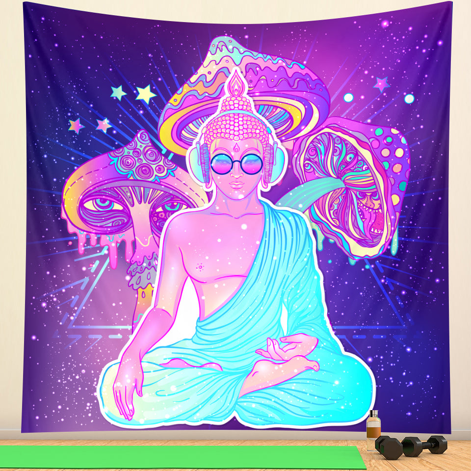 Colorful Psychedelic Tapestry, Meditation Wall Hanging, Trippy Wall Tapestry, Hippy Tapestries  ,Room Wall Hanging , Bedroom Decor , Hippie