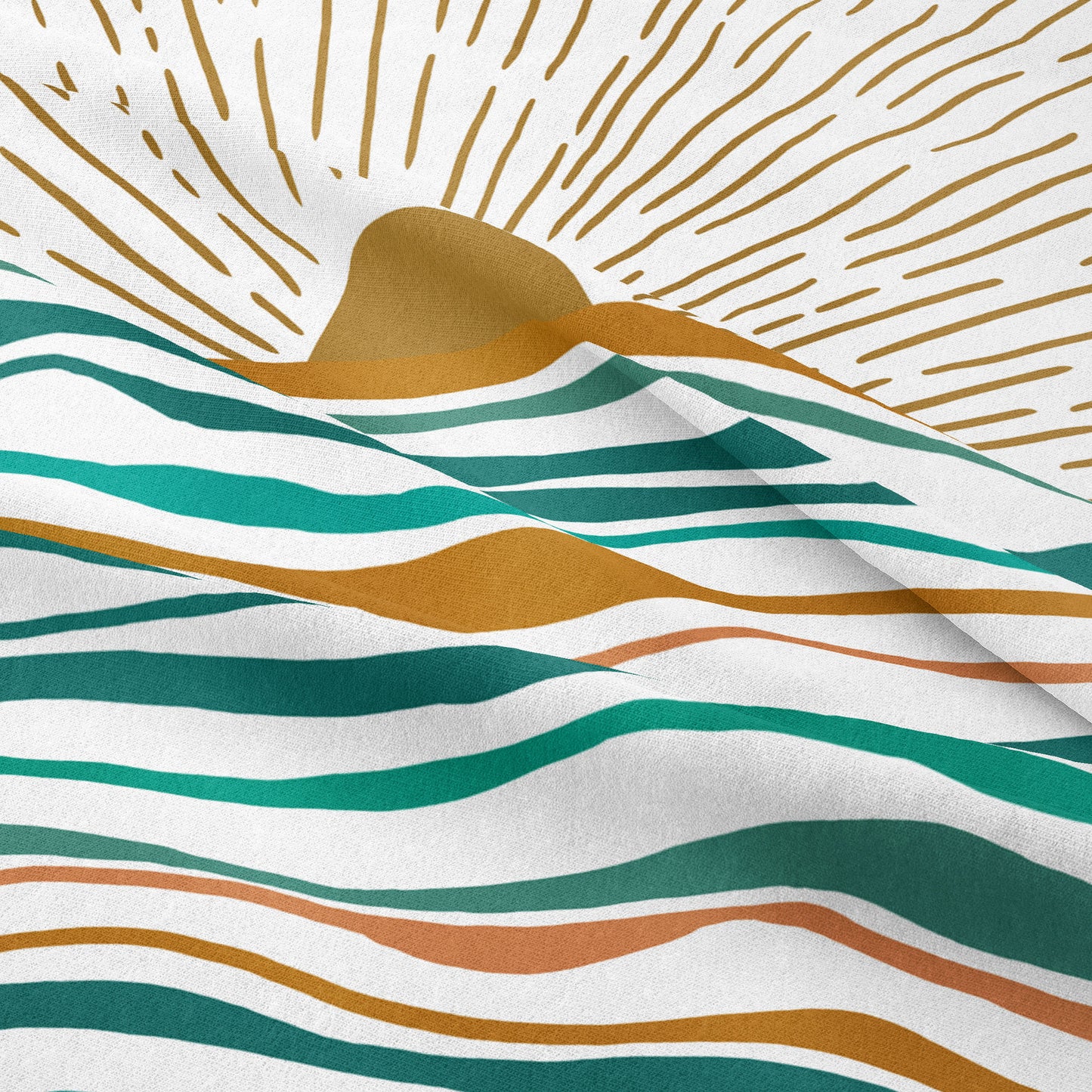 Bohemian Tapestry Wall Hanging, Boho Sun Tapestry, Wall Aesthetic Retro Décor, Minimalist Vintage Sunrise Sunset Tapestries for Bedroom