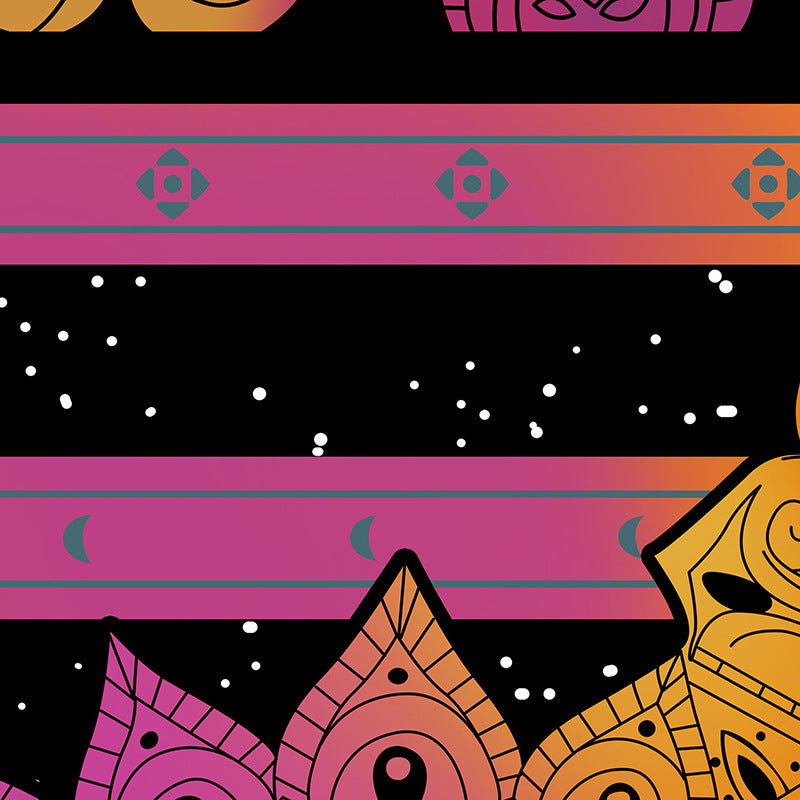 Moth Butterfly Tapestry, Moon and Sun Wall Hanging , Psychedelic Wall Art ,  Celestial Stars Tapestries, Hippie Aesthetic Bohemian Décor