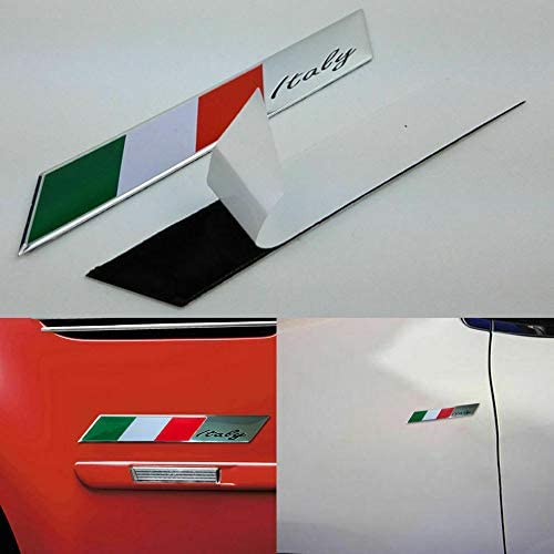 Italy Italian Flag Logo Emblem Alloy Badge Car Motorcycle Decor Sticker