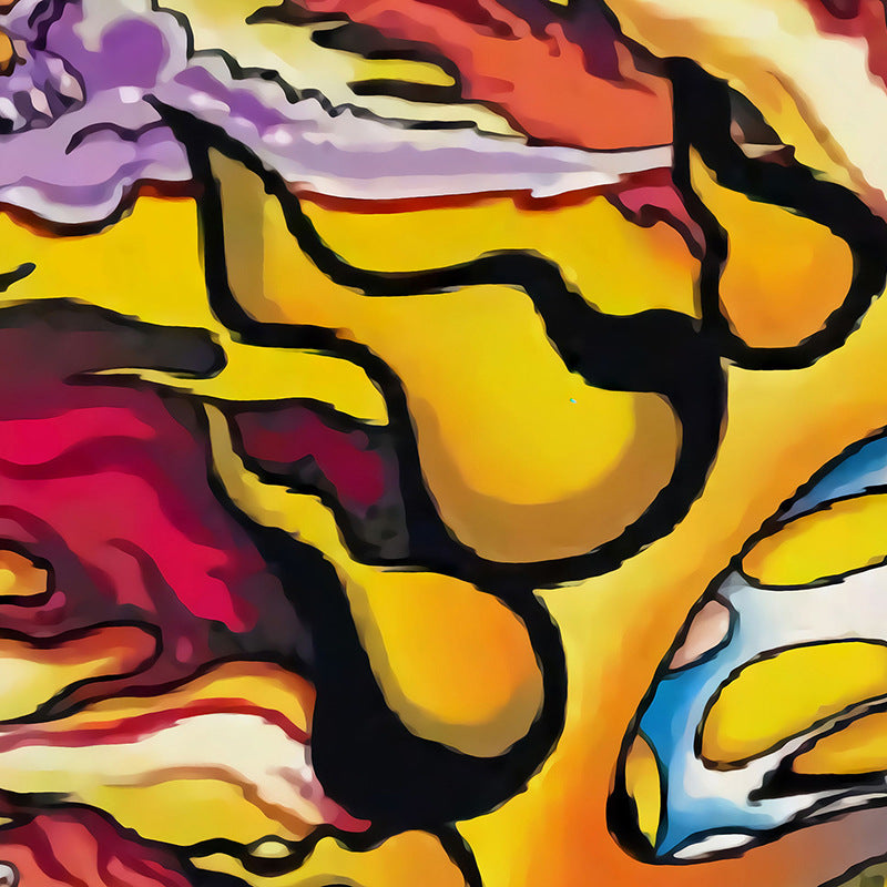 Trippy Sun Tapestry, Psychedelic Hippie Sublime Ocean Wave Sunset Sunrise Wall Hanging, Colorful Monster Wall Tapestry, Aesthetic Decor