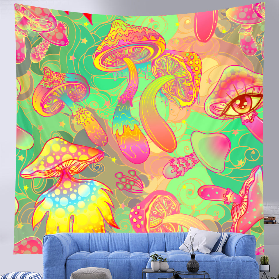 Colorful Psychedelic Tapestry, Meditation Wall Hanging, Trippy Wall Tapestry, Hippy Tapestries  ,Room Wall Hanging , Bedroom Decor , Hippie
