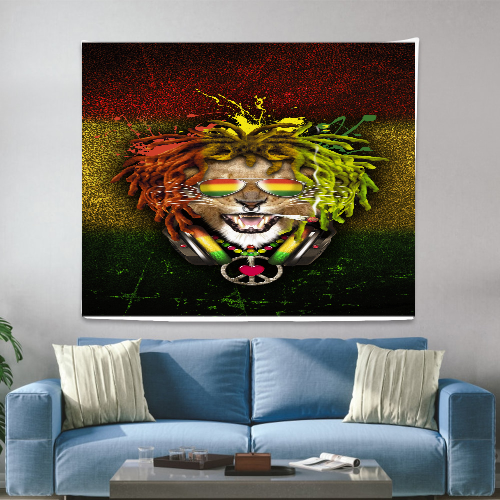 One Love Rasta Lion