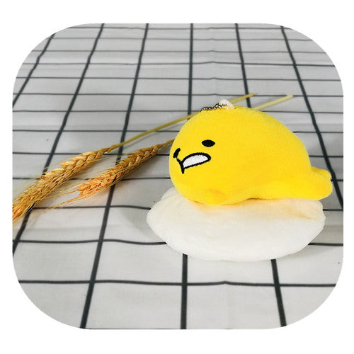 Lazy Egg Egg Yolk Brother Plush Small Pendant Egg Yolk Small Bag Coin Purse